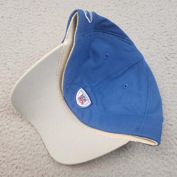 Indianapolis Colts Hat Cap Fitted L/XL Reebok Blue White Gray NFL Football - Picture 4 of 7